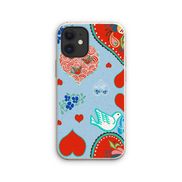 Nordic Folk Hearts Eco Phone Case - Loam & Lore